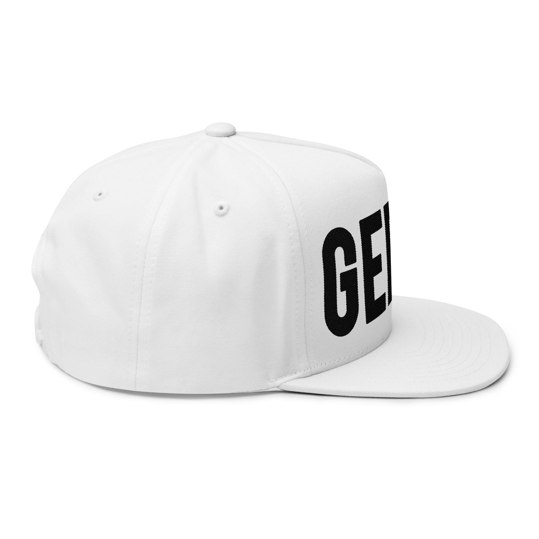 01 WHITE GEEKD CAP (Embroidery)