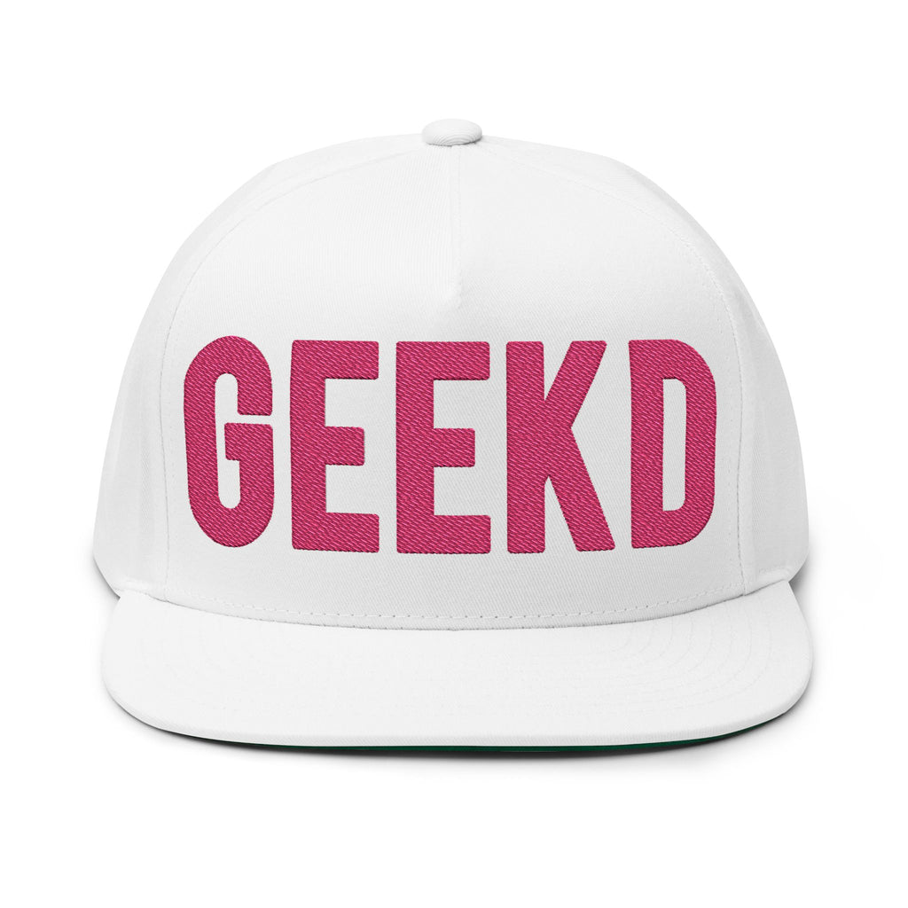 01 PINK GEEKD CAP (Embroidery)