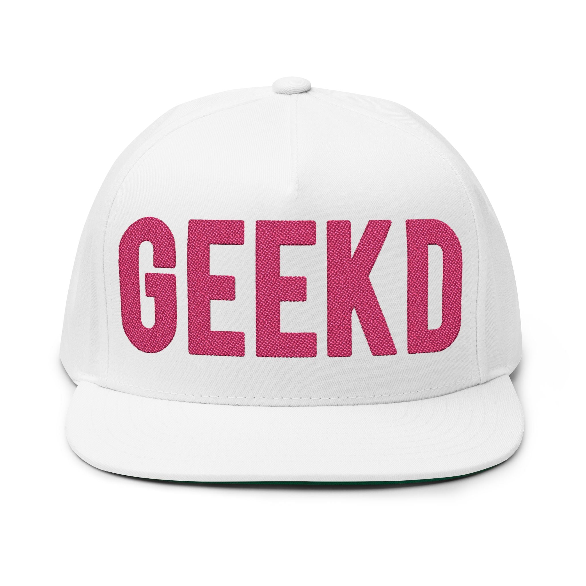 01 PINK GEEKD CAP (Embroidery)