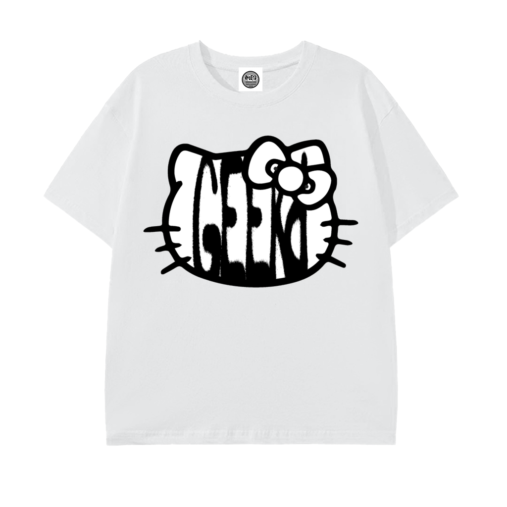 WHITE GEEKD KITTY